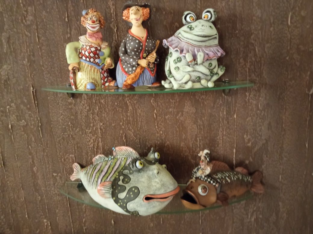 Коллекция клоунов ,форфор Италия  керамика эксклюзивная работа