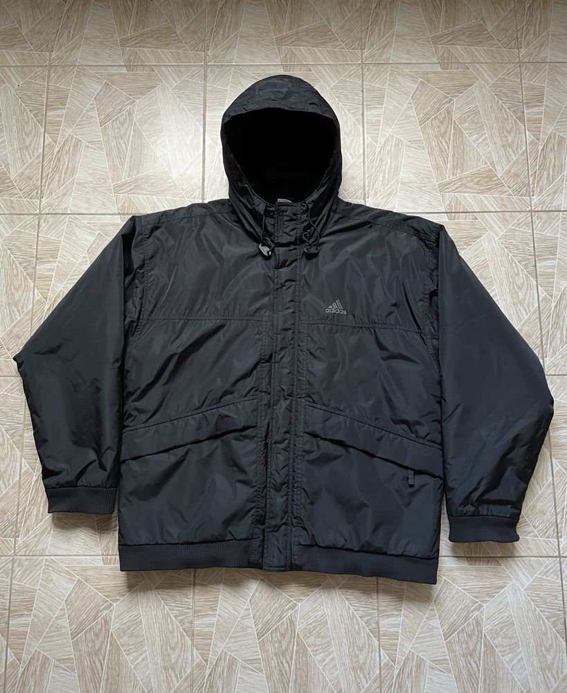 Курточка Archive Y2K Retro 1999 Vintage Adidas Nylon Jacket Black