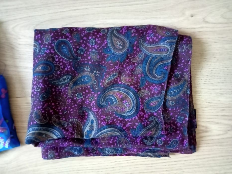 Conjunto 4 lenços de senhora floral natureza