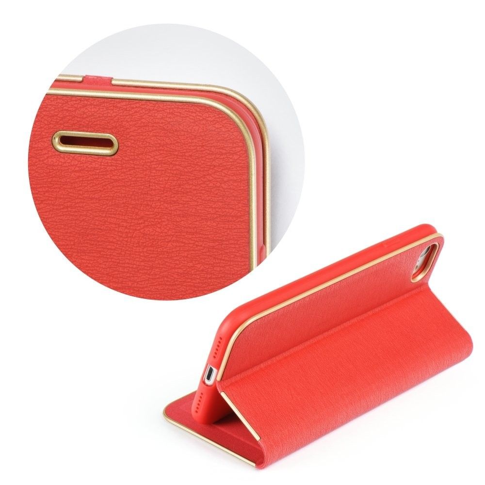Etui Luna Book do Huawei P20 Lite Red Gold