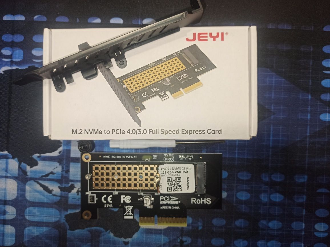 Karta rozszerzeń Adapter dysku Nvme M.2 SSD PCI-e PCI Express