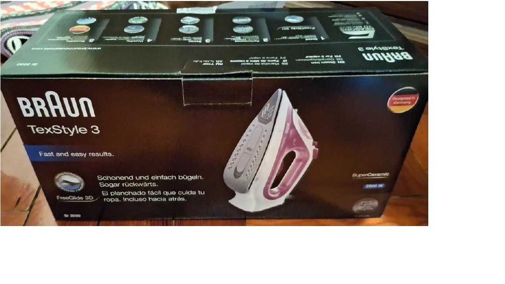 Ferro de engomar novo - Braun SI3030PU