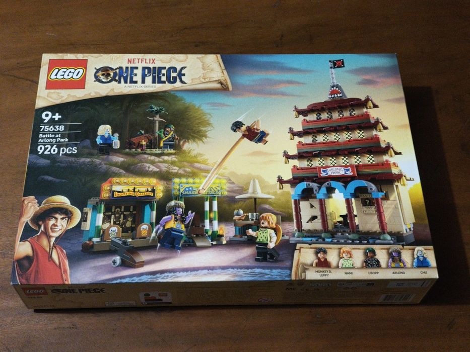 LEGO Netflix ONE PIECE Batalha no parque de Arlong