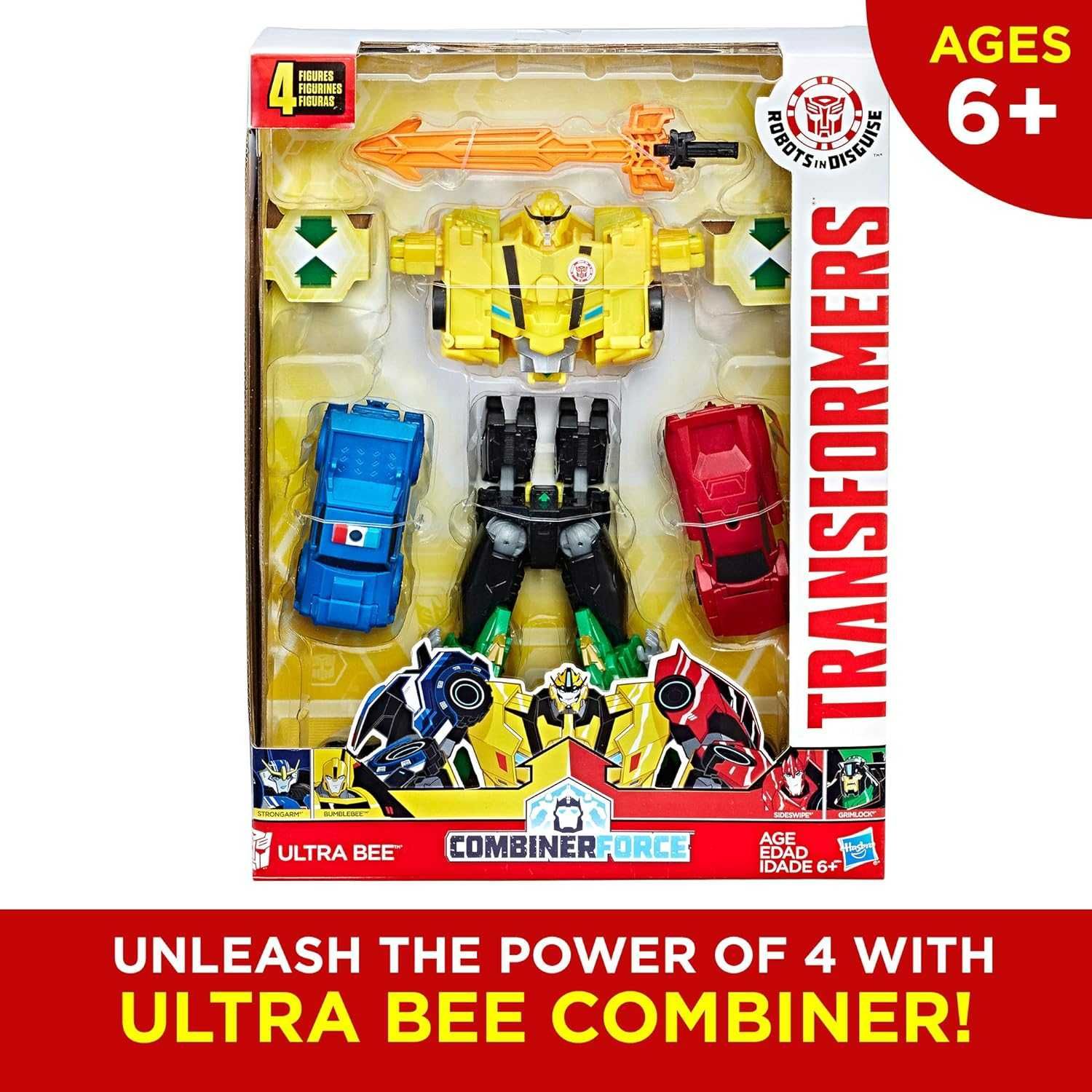 Transformers Ultra Bee Ультра бі 4 1 гримлок бамблби сайдсвайп Hasbro