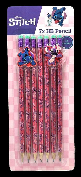 Zestaw ołówków HB Disney Stitch - wersja różowa