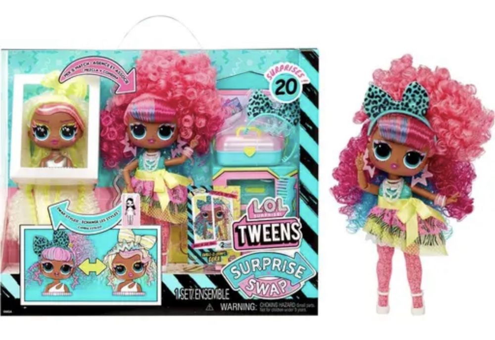 Кукла ЛОЛ LOL Surprise! Surprise Swap Tweens Кримпс Кора!
