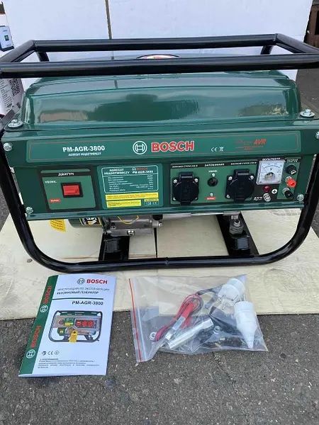 Генератор газ/бензин BOSCH PM-AGR-3800 | 3.8 кВт | Латвия !!!