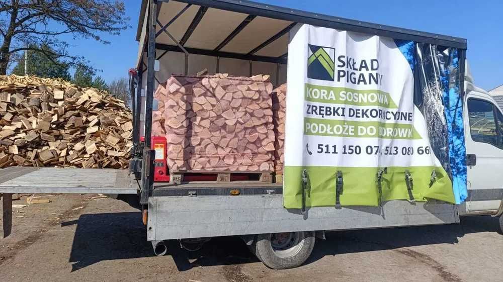 Opał, BUK/GRAB - Drewno kominkowe, pocięte, połupane , Wylewa