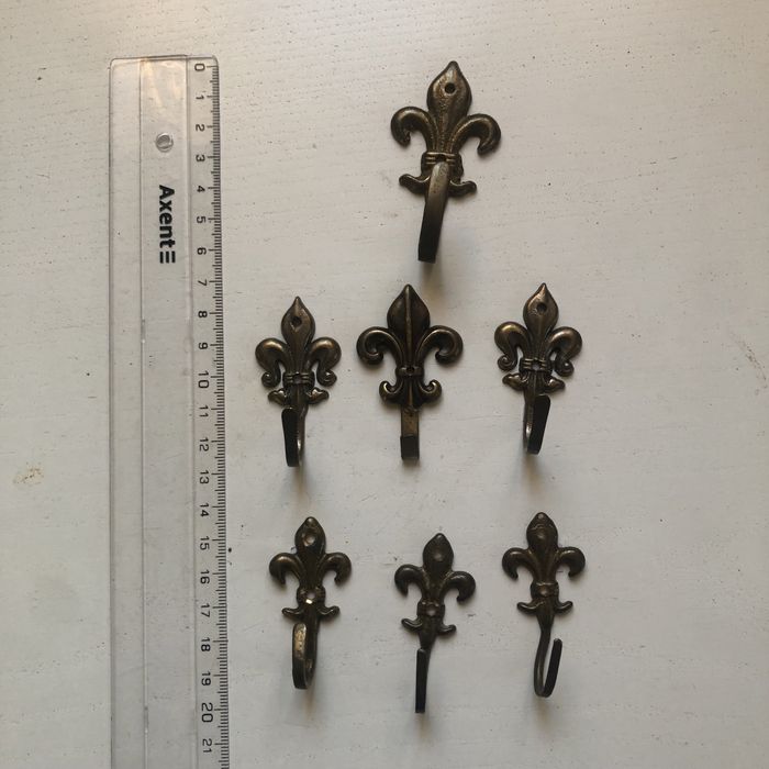 Гачок вішалка латунь вінтаж