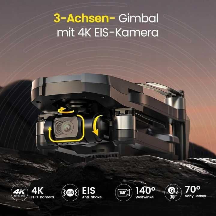 Dron z kamerą profesjonalny  HOLY STONE HS720R GPS 4K EIS 5G  Wi-fi