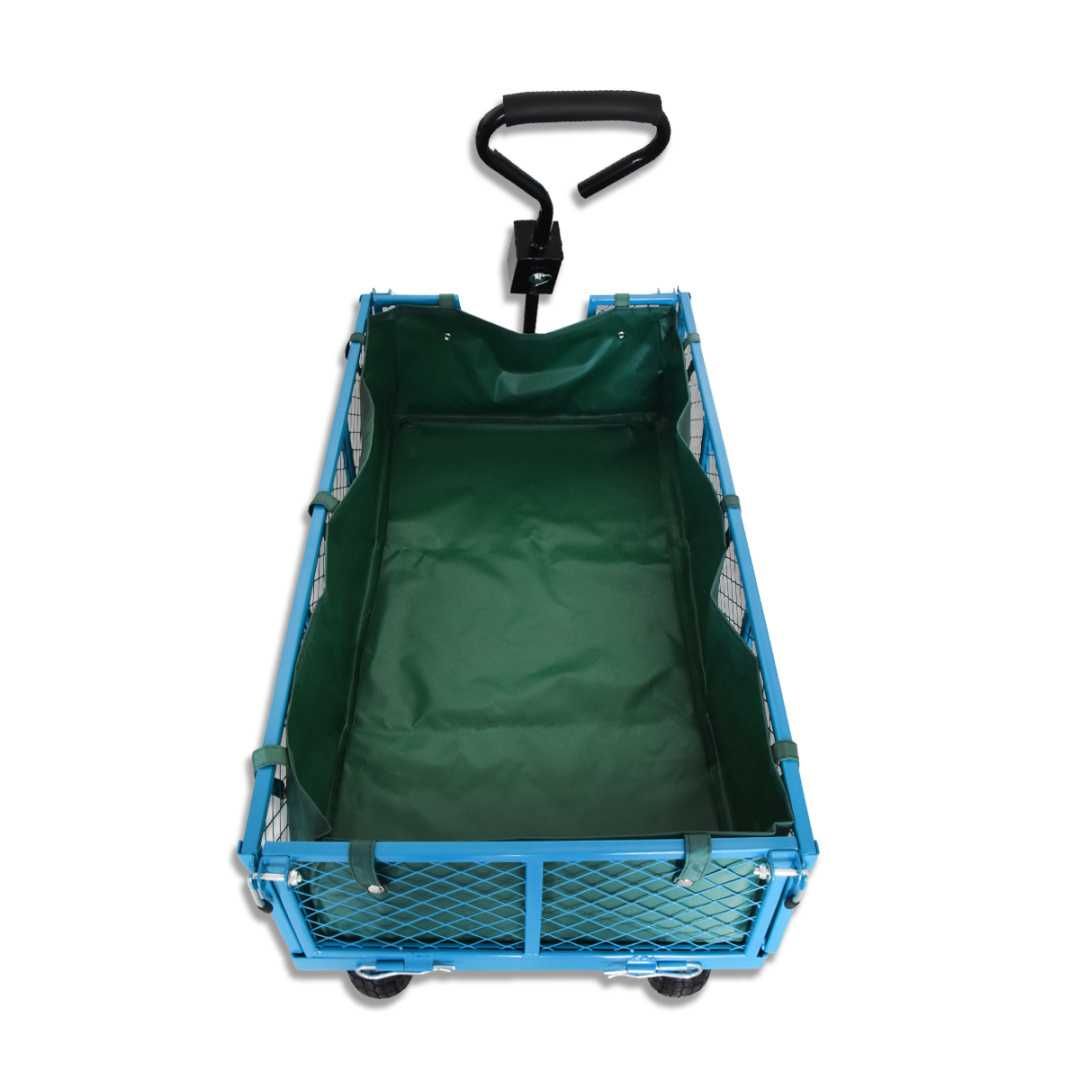 Wózek transportowy ogrodowy z plandeka Pakowny do 300 kg