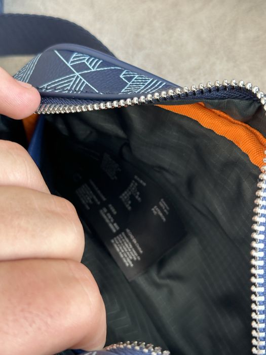 Сумка Lacoste BLUE Monogram | Crossbody | мессенджер | лакоста лакосте