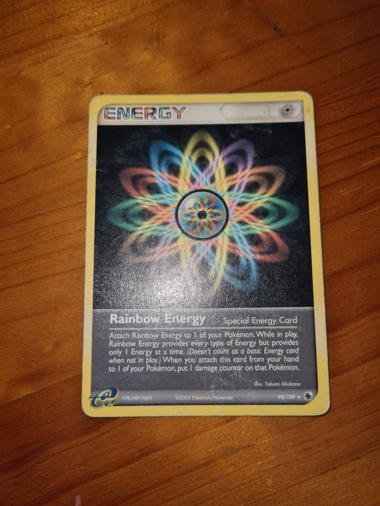 69 cartas energia Pokémon