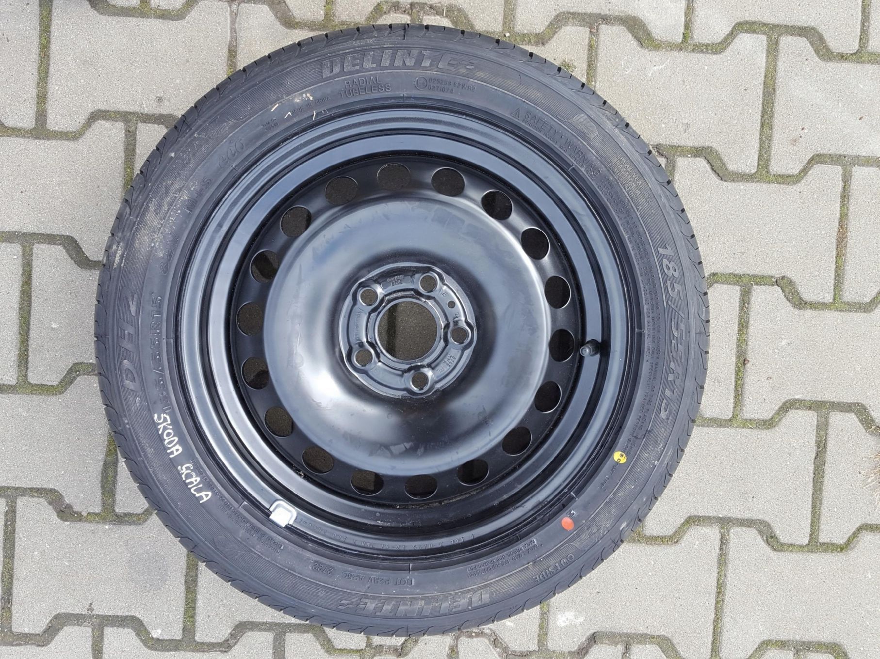 SKODA SCALA KOŁO ZAPASOWE 15 5X100 2Q0601027T/AB