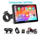 CARPURIDE 712 D Carplay/Android Auto novo para moto