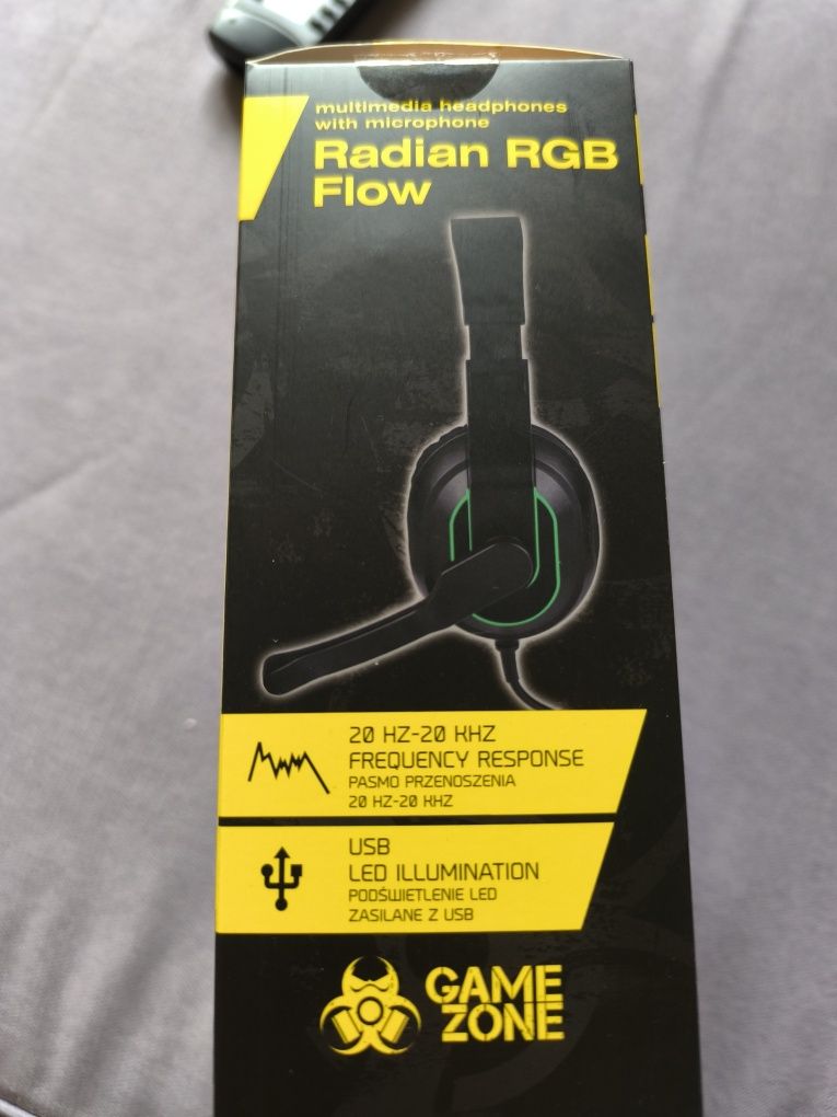 Słuchawki TRACER Gamezone Radian RGB - nowe