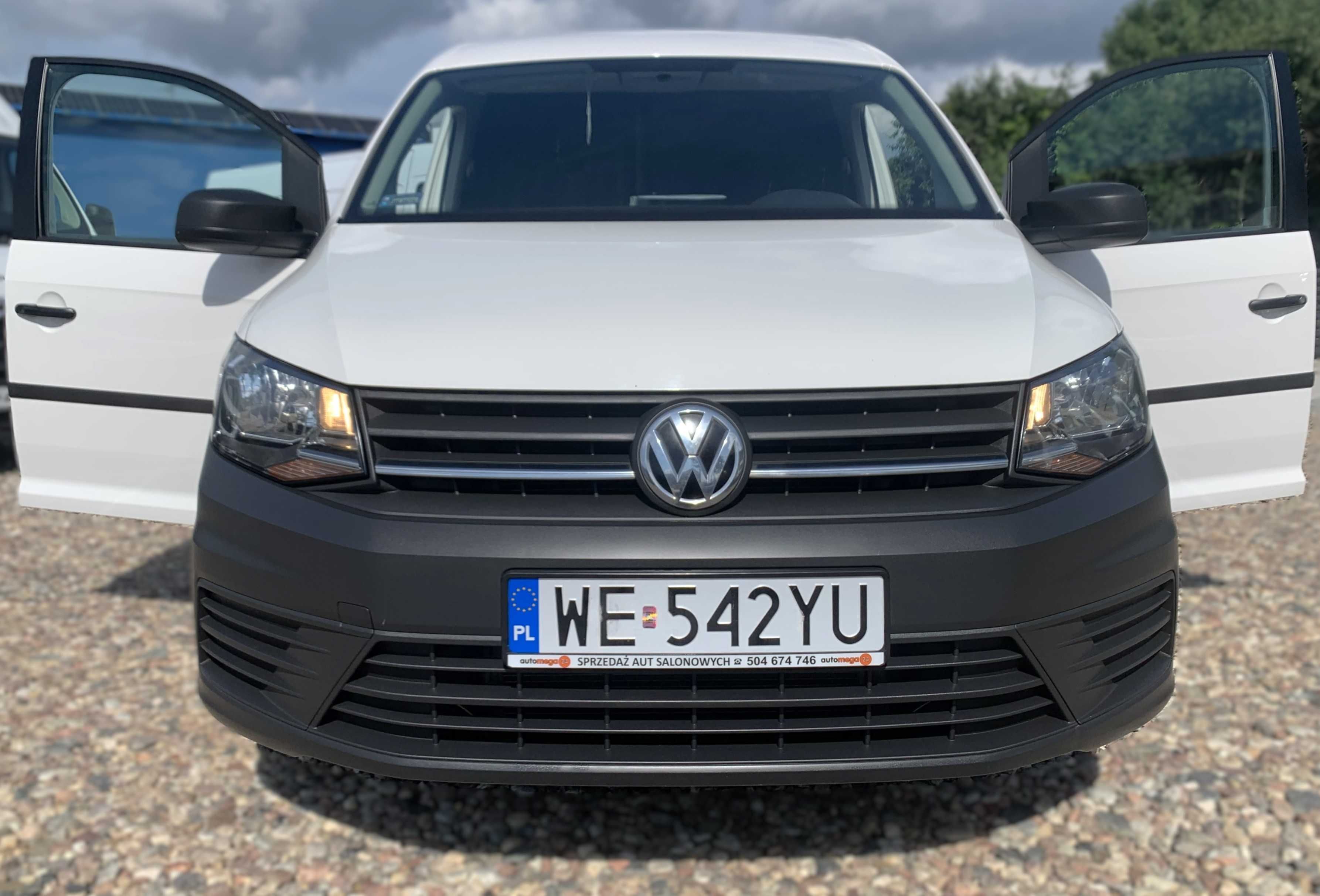 VW Caddy 2.0 TDI 102KM Salon PL Jeden Właściciel Serwis ASO Jak Nowy!