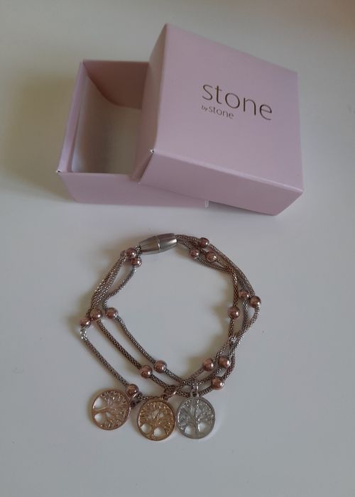 Pulseira tripla - Stone by Stone