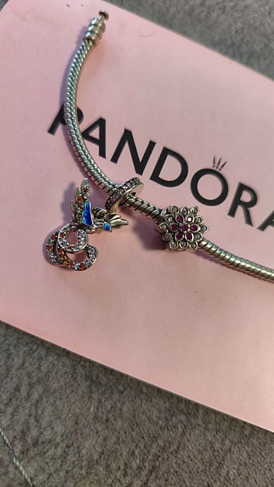 Срібний шарм для браслета