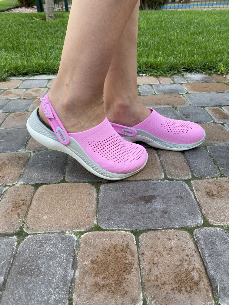 Crocs Literide 360 серые  синие черные розовые 36-44