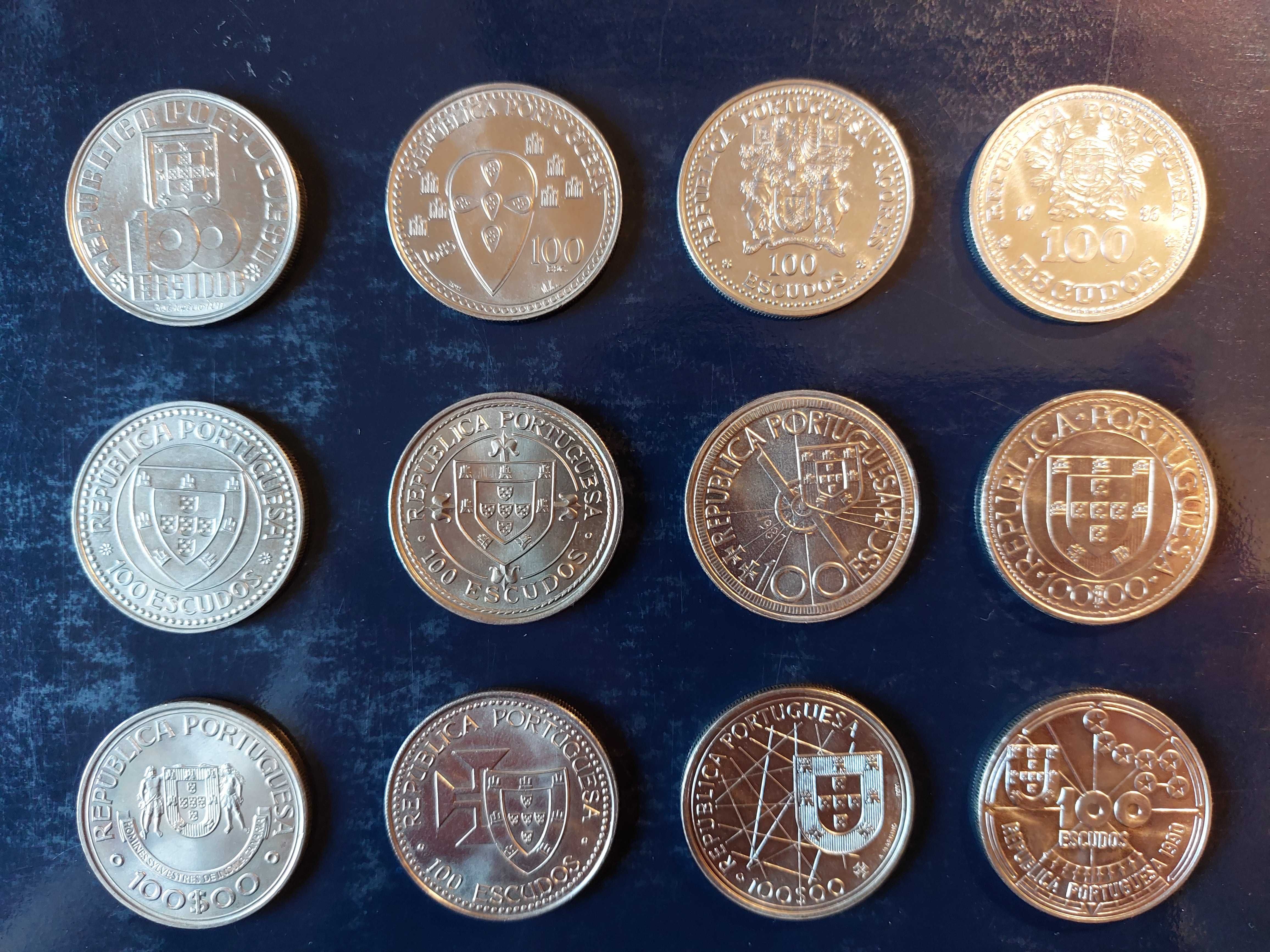 Moedas Comemorativas Portugal, 100 e 200 Escudos (1985 a 1995)