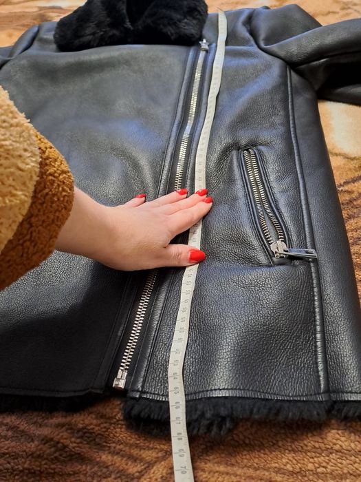 Женская  дублёнка (кожзам.)48р