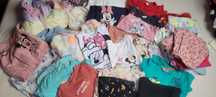 50szt.+buty mega paka paczka ciuszki dziewczynka roz 86-92