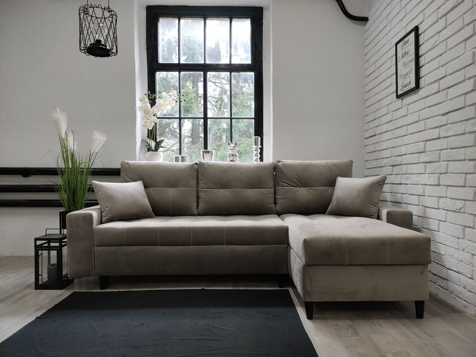 Narożnik  Izi II producent, sprężyny welur