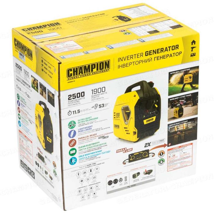 Інверторний генератор CHAMPION C2500IS