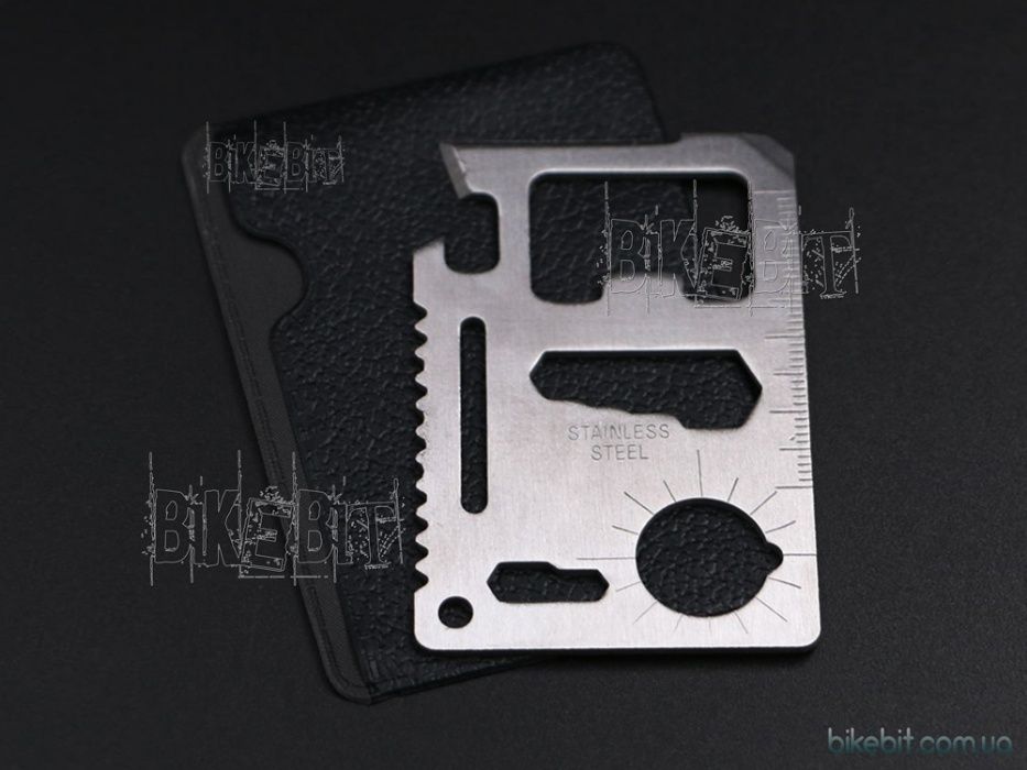 Мультитул 11в1 Нержавіюча сталь Ніж Кредитка ОПТ від 16 грн/шт