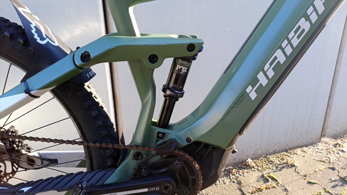 rower elektryczny haibike 160-150/karbon/Fox/1x12/yamaha/29-27,5koła
