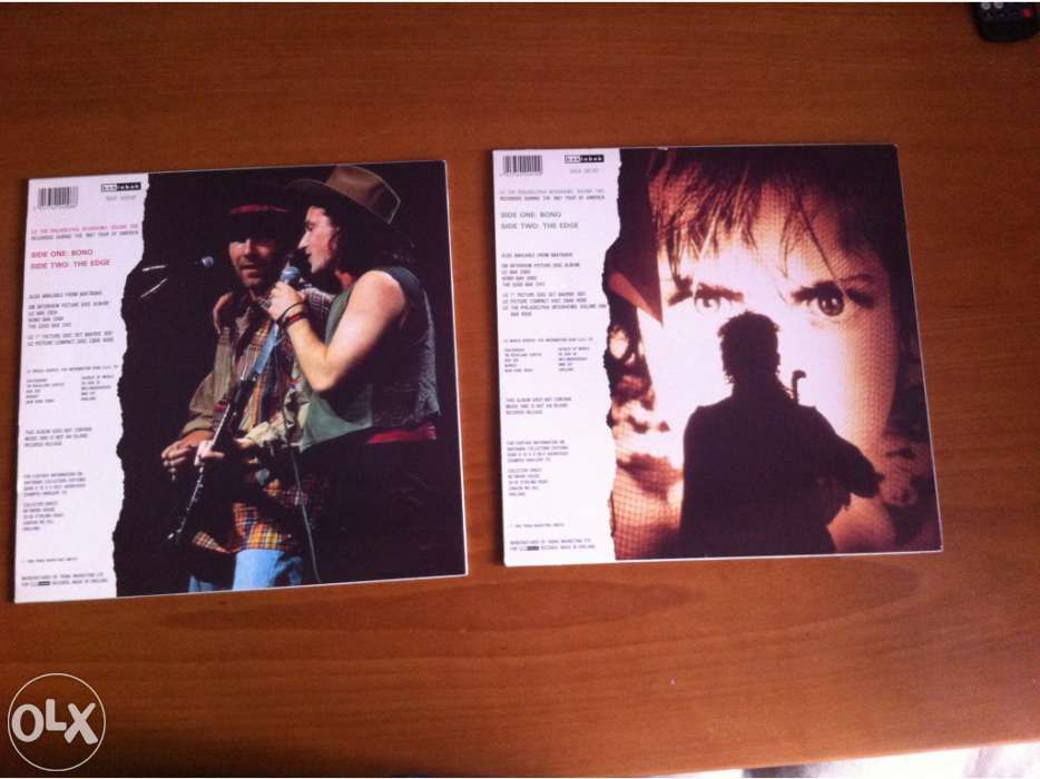 Disco vinil u2 - Entrevistas da tour america vol 1 e vol 2 1987