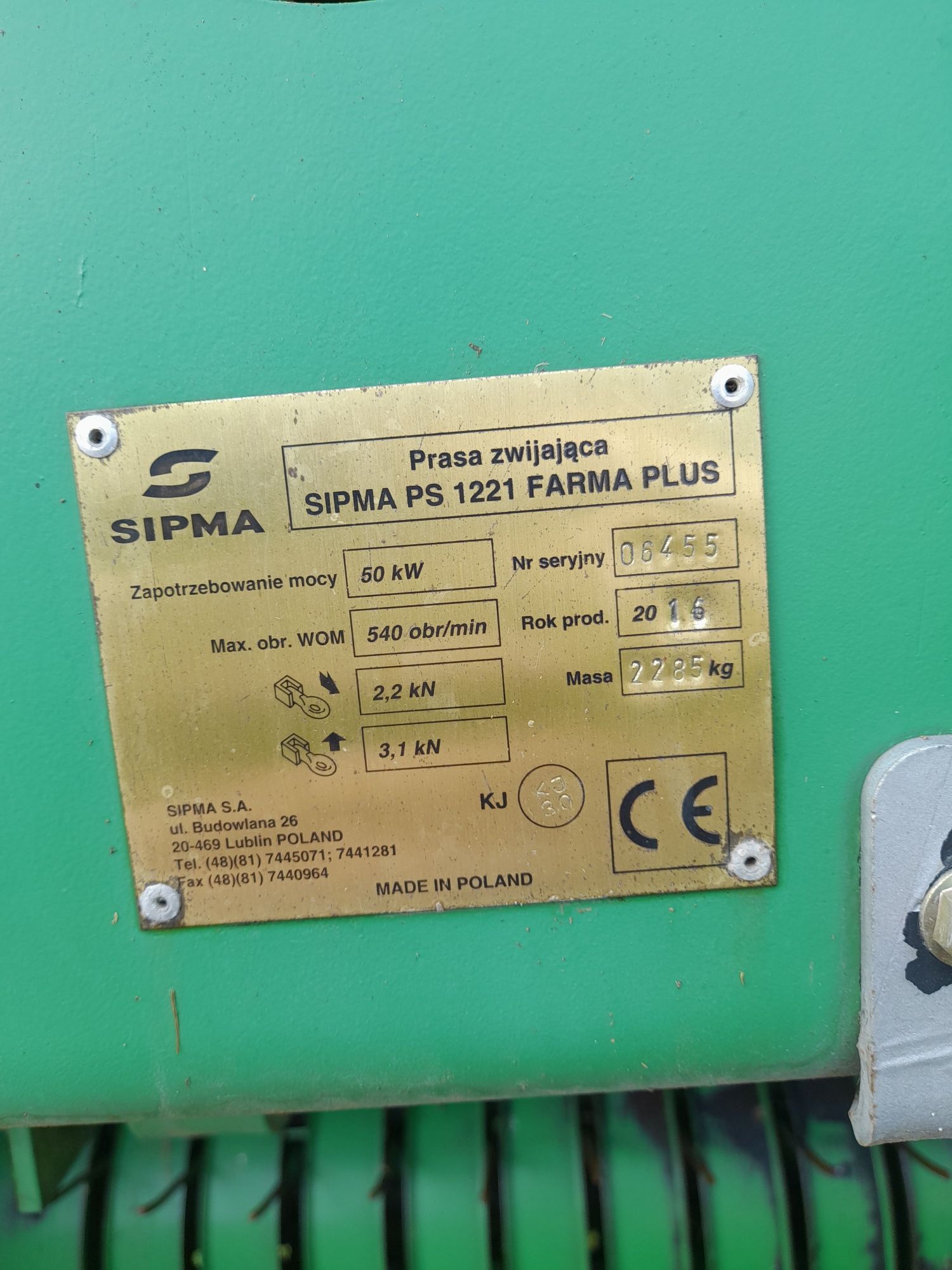Sprzedam Prase Sipma PS 1221 Farma plus