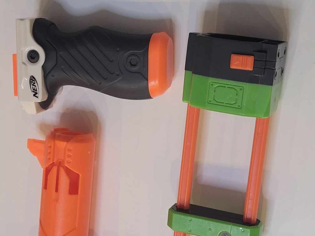 NERF MODULUS 3szt  elementy kolba lufa do pistoletu