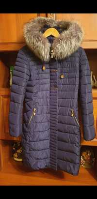 Пальто зимове з чорнобуркою