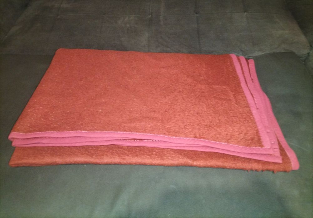 Koc Czerwony 200X150 Gruby