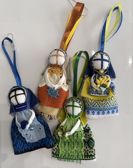 Ляльки Підвіски на Ялинку в різних кольорах