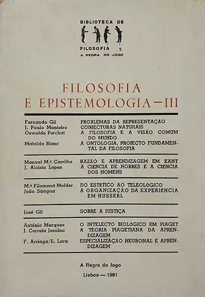 Filosofia e Epistemologia (Vol. III)