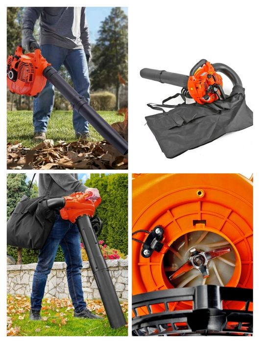 Dmuchawa do liści spalinowa, stoły cateringowe, zgrzewarka, przyczepka