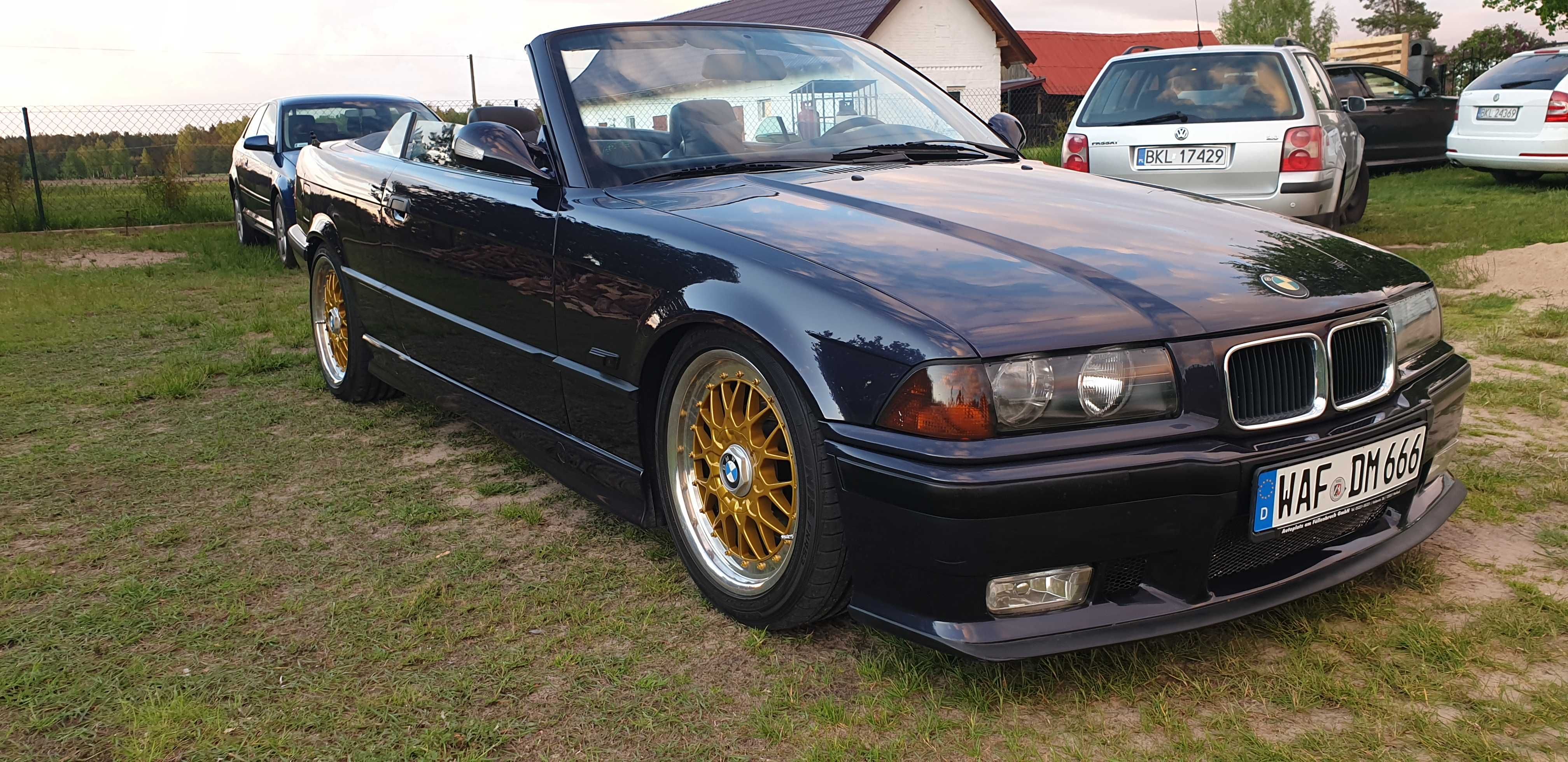 samochód BMW e36 cabrio