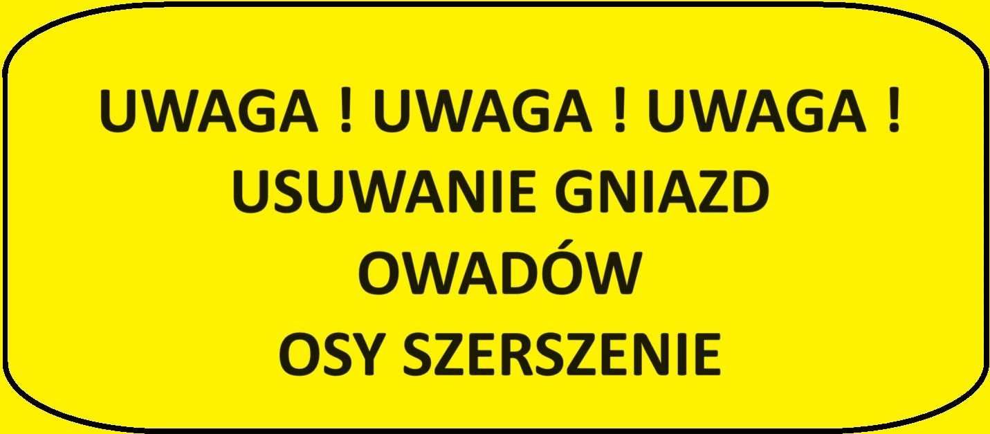 Usuwanie gniazd owadów, osy szerszenie kokony, wielkopolska