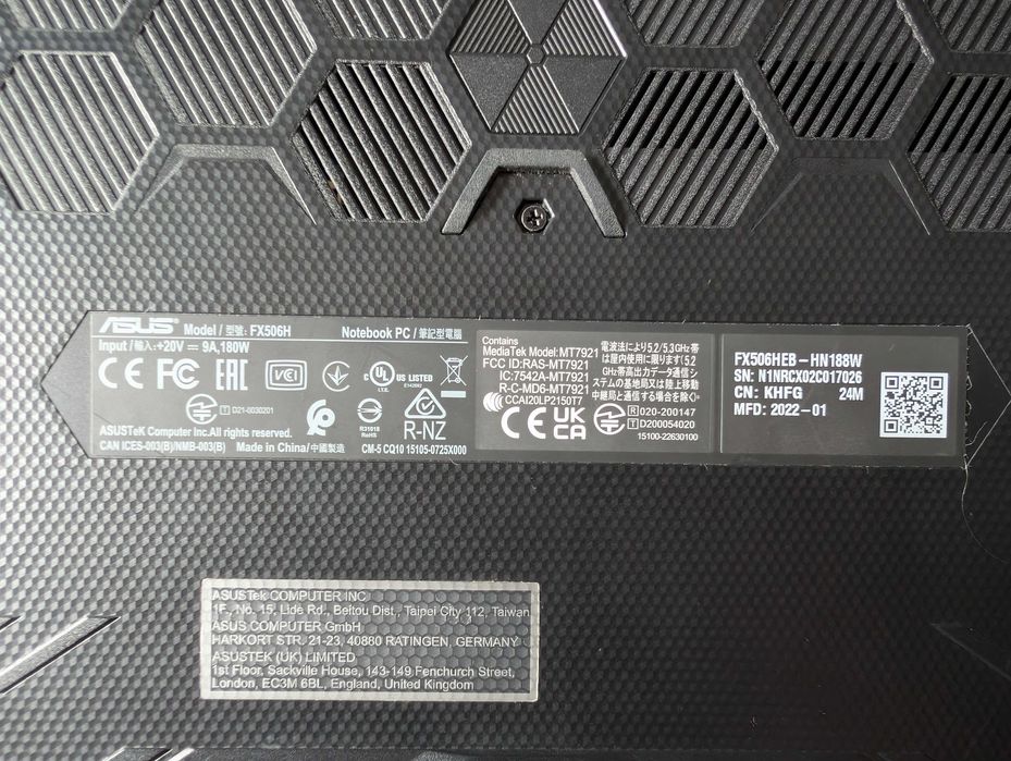 ASUS TUF Gaming F15 i5 RTX 3050Ti, 1TB SSD / Zamiana Macbook