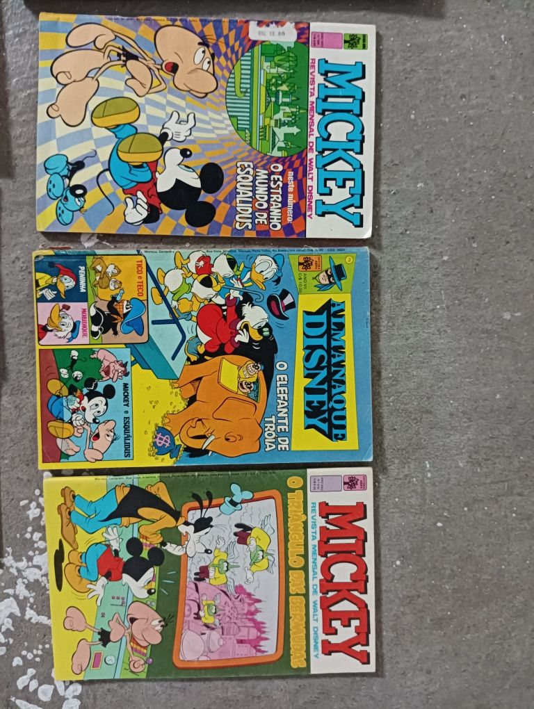 Livros colecção Mickey etc