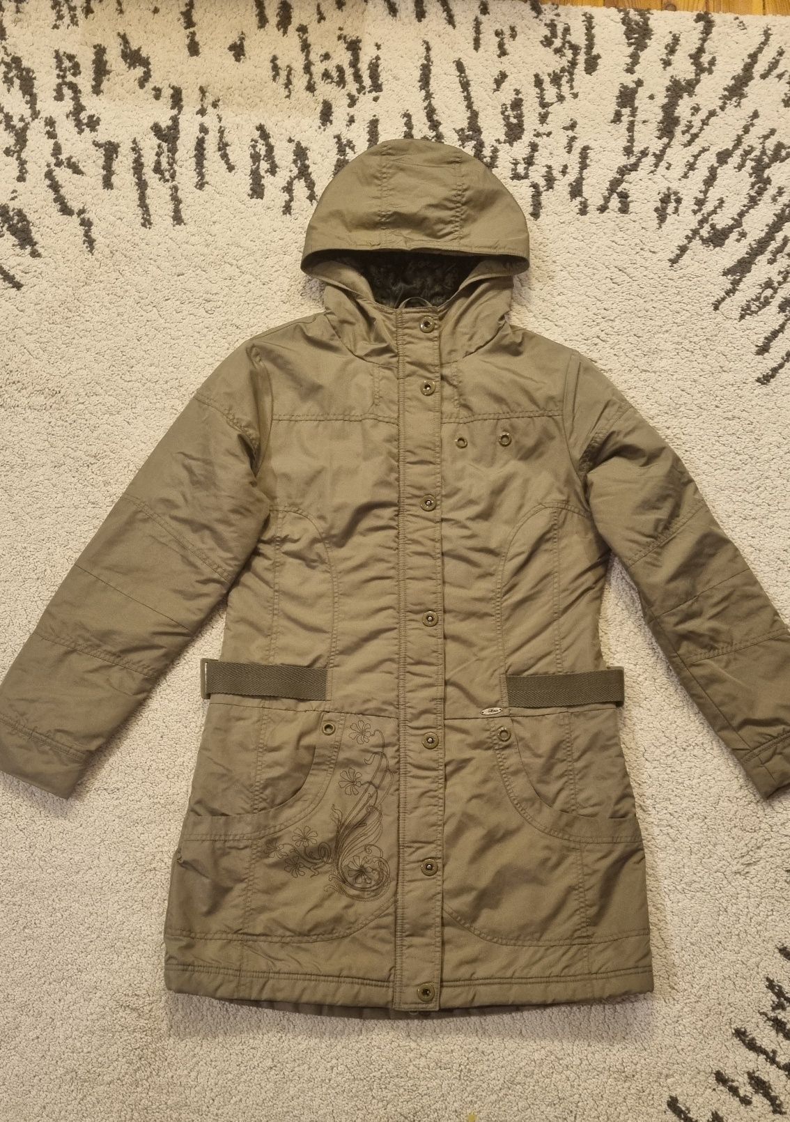 Jak NOWY płaszcz House L 40 kurtka przejściowa wiosenna parka khaki