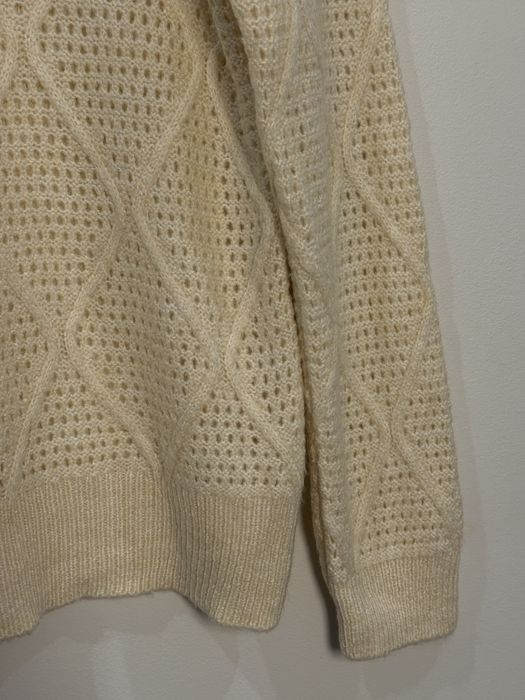 Kremowy sweter damski S