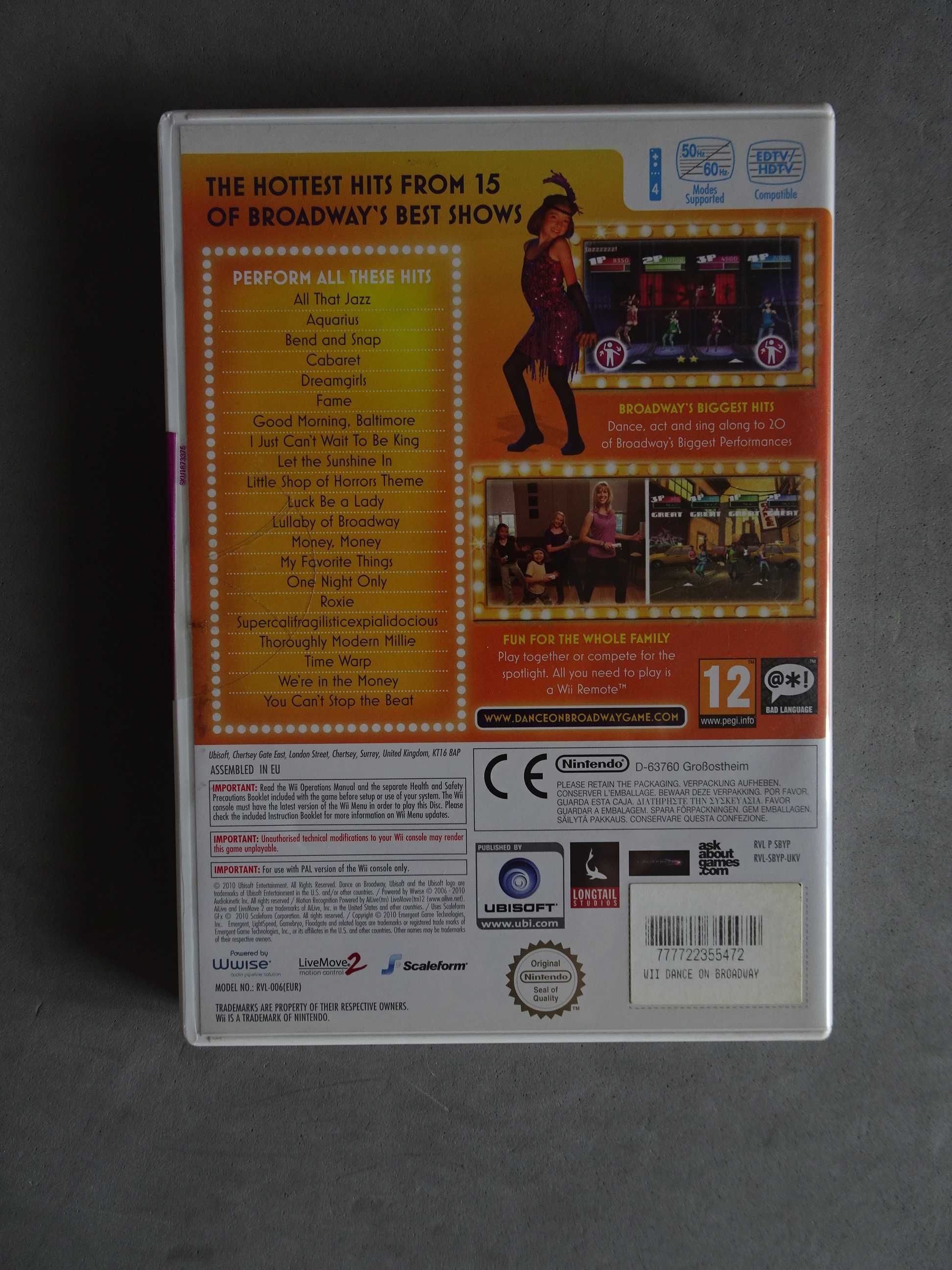 Jogo WII - Dance on Broadway (selado)