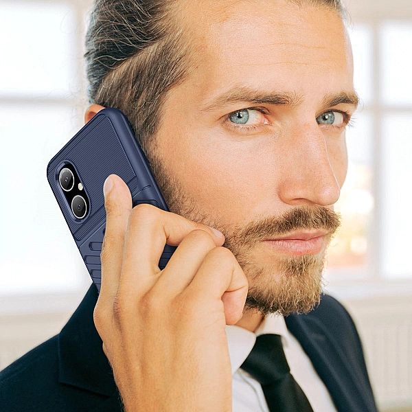 Thunder Case etui Xiaomi Poco M4/5G silikonowy pancerny pokrowiec nieb