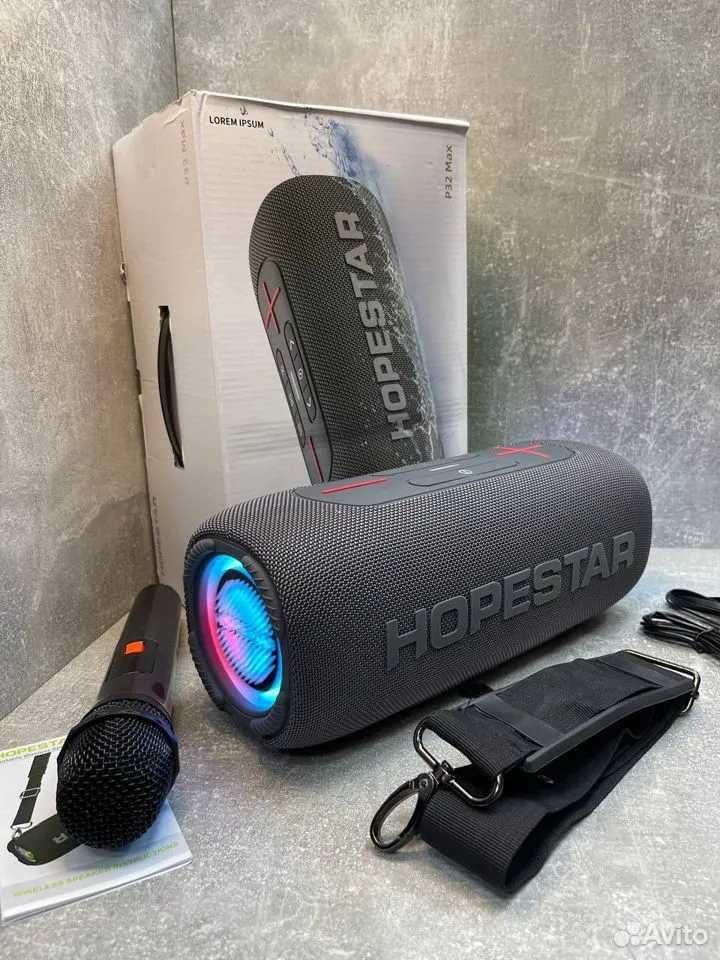 Портативная колонка hopestar P32 MAX черный