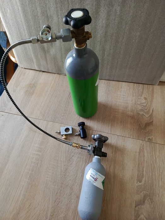 Przetoczka adapter  sodastream wiatróweka tlen tlen CO2 argon itp.