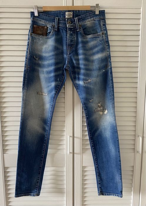Spodnie jeansowe jeansy Jack & Jones denim vintage slim fit